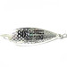 Vintage   Johnson Silver Minnow, 1/3oz Silver fishing spoon #0007