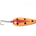 Vintage  Eppinger Dardevle Imp, 2/5oz Orange / Red Triangle / Black dots fishing spoon #0019