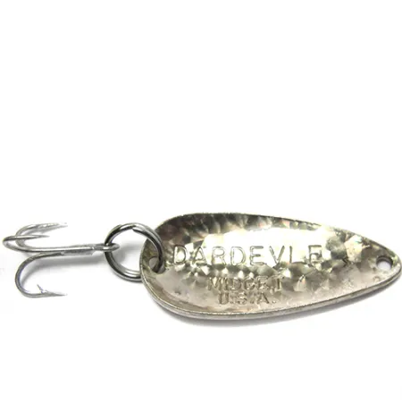 Vintage Eppinger Dardevle Midget, 3/16oz Hologram / Rainbow fishing spoon #0021