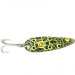 Vintage  Eppinger Dardevle, 1oz Green / Yellow Frog fishing spoon #0024