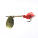 Vintage   Ondex, 1/16oz Brass / Red spinning lure #0028