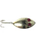 Vintage  Hofschneider Red Eye junior, 2/5oz Brass / Red Eyes fishing spoon #0031