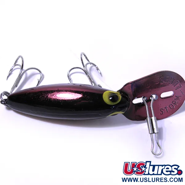  Storm Thin Fin Hot N Tot, 1/4oz Dark Red / Metallic fishing lure #0039