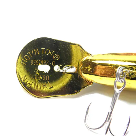Storm Hot'N'Tot Thin Fin, 2/5oz Golden Metallic / Black fishing lure #0041