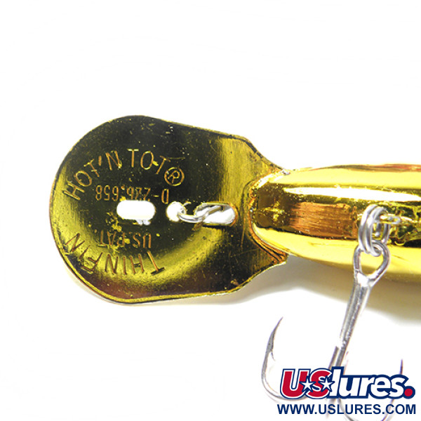   Storm Hot'N'Tot Thin Fin, 2/5oz Golden Metallic / Black fishing lure #0041