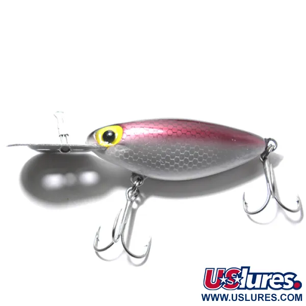 Vintage Storm Hot'N'Tot Thin Fin, 2/5oz Dark Red / Steel / Black fishing lure #0043