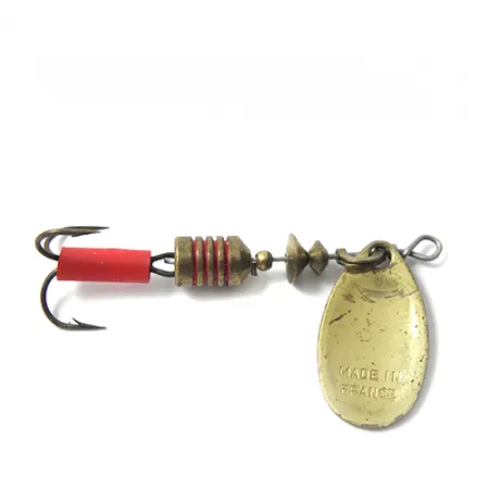Vintage Mepps Aglia 1, 1/8oz Brass spinning lure #0045