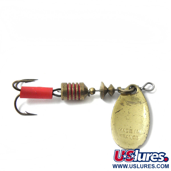 Vintage   Mepps Aglia 1, 1/8oz Brass spinning lure #0045