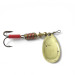 Vintage   Mepps Aglia 3, 1/4oz Brass / Red spinning lure #0048