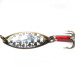 Vintage   Mepps Spoon 1, 1/4oz Gold / Hologram / Red fishing spoon #0073
