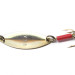 Vintage   Mepps Spoon 1, 1/4oz Gold / Hologram / Red fishing spoon #0073