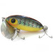 Vintage    Fred Arbogast Jitterbug, 1/4oz Yellow / Green / Black Perch fishing lure #0087