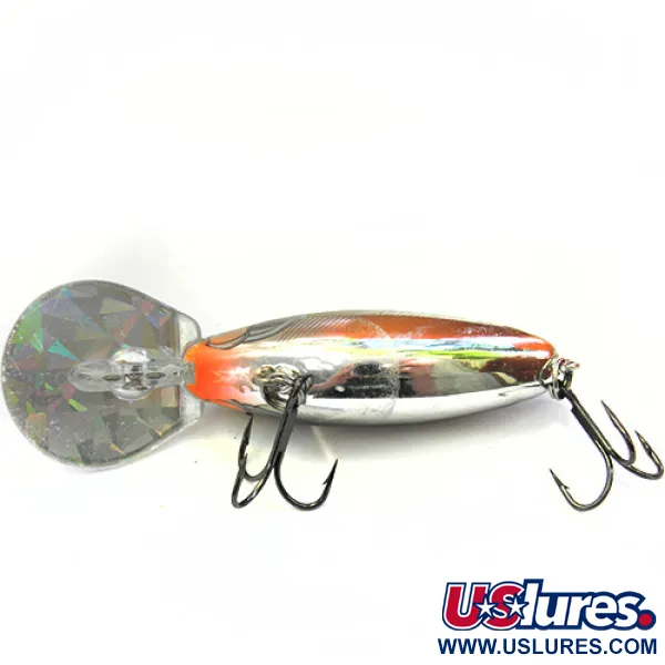 Vintage  Storm Hot'N Tot, 2/5oz Natural / Rainbow Hologram Lip fishing lure #0095