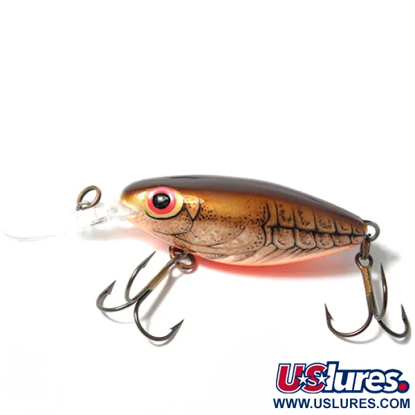 Vintage Storm Hot'N Tot , 2/5oz Brown / Orange (Shrimp) fishing lure #0098