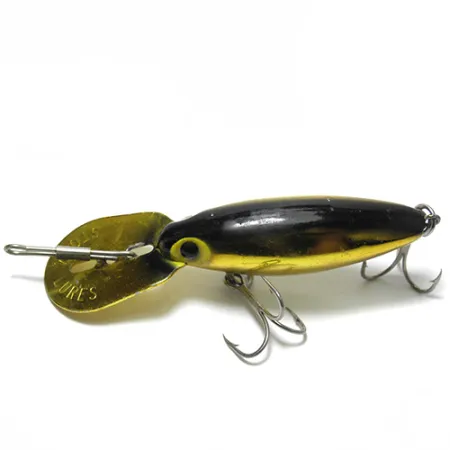 Vintage Storm Hot'N Tot , 1/4oz Golden Metallic / Black Stripe fishing lure #0104