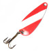 Vintage   Atlantic Lures, 3/16oz Red / White fishing spoon #0110