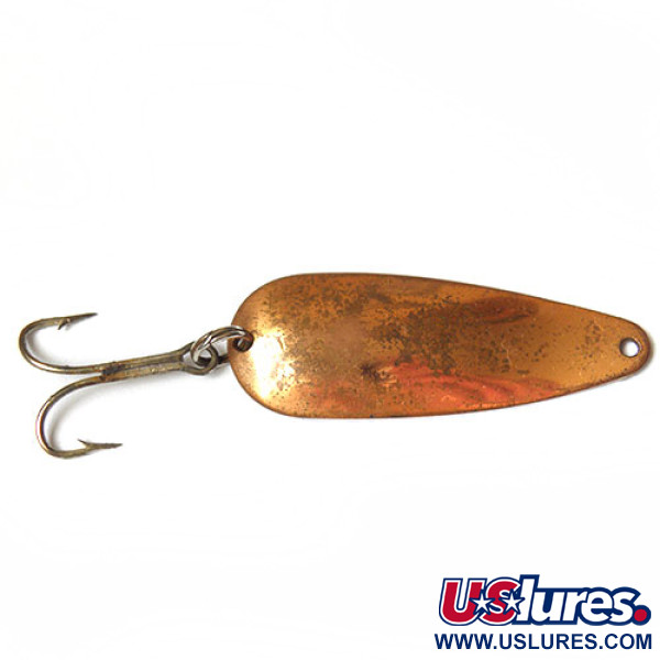 Vintage  Weller GYPSY KING , 2/5oz Copper fishing spoon #0115
