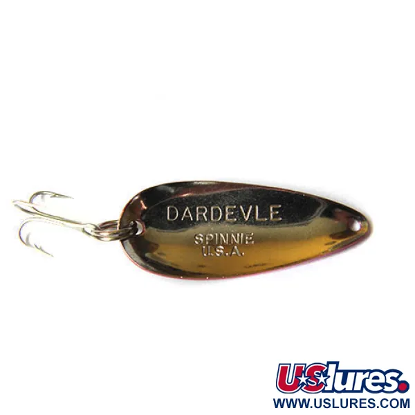 Vintage Eppinger Dardevle Spinnie, 1/3oz Red / White fishing spoon #0117