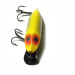 Vintage   Heddon River Runt Spook floating, 2/5oz Yellow / Stripes fishing lure #0128