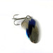 Vintage   RED EYE, 2/5oz Nickel / Blue fishing spoon #0174