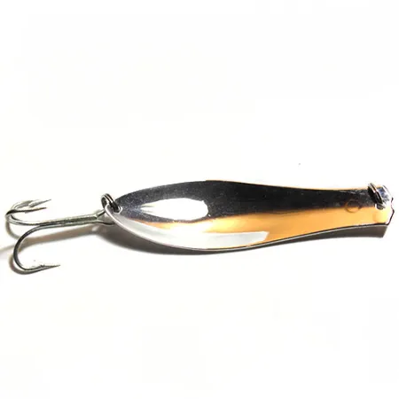 Prescott Spinner Little Doctor 275, 1oz Nickel / Red dots fishing spoon #0185