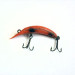 Vintage   Lazy Ike, 1/8oz Orange / Black fishing lure #0186