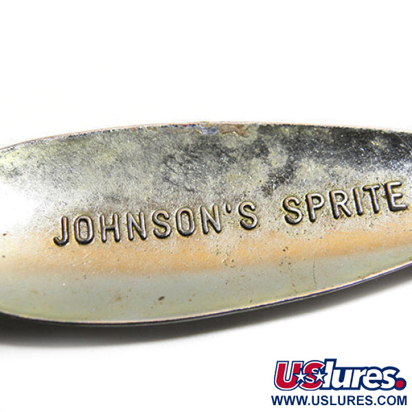 Vintage   Johnson Sprite, 1/3oz Nickel fishing spoon #0191