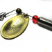 Vintage   Eppinger Dardevle Notangle 2, 3/16oz Yellow / Red / Brass / Nickel spinning lure #0197