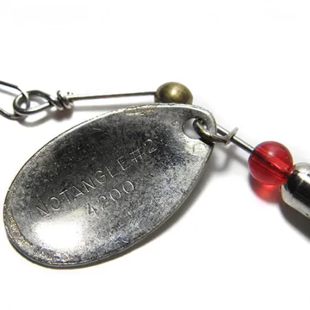 Vintage Eppinger Dardevle Notangle 2, 3/16oz White / Red / Blue / Pink / Black spinning lure #0198