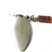 Vintage   Mepps Aglia Long 2 dressed (with tail), 1/4oz Nickel spinning lure #0212