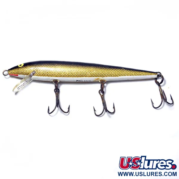 Vintage Rapala Original, 3/16oz Golden / Natural fishing lure #0221