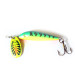 Vintage   Blue Fox Super Vibrax 2 Minnow, 1/4oz Green / Yellow / Orange spinning lure #0227