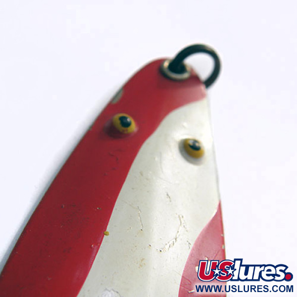 Vintage  South Bend  South Bend, 1/2oz Red / White fishing spoon #0229