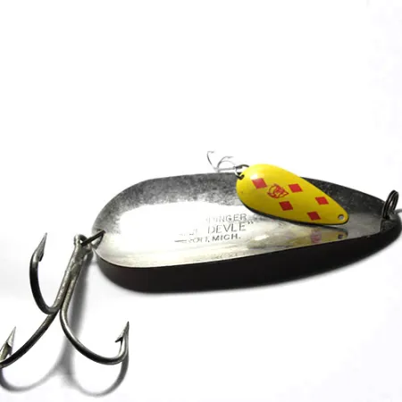 Vintage Eppinger Dardevle Huskie Devle, 3 1/4oz Red / White fishing spoon #0245