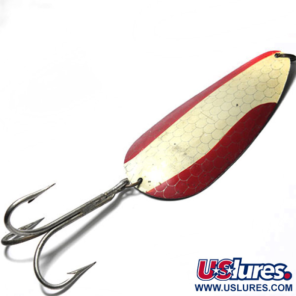 Vintage  Eppinger Dardevle Huskie Devle, 3 1/4oz Red / White fishing spoon #0245