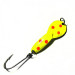 Vintage  Luhr Jensen Loco 2, 1/3oz Yellow / Red fishing spoon #0246