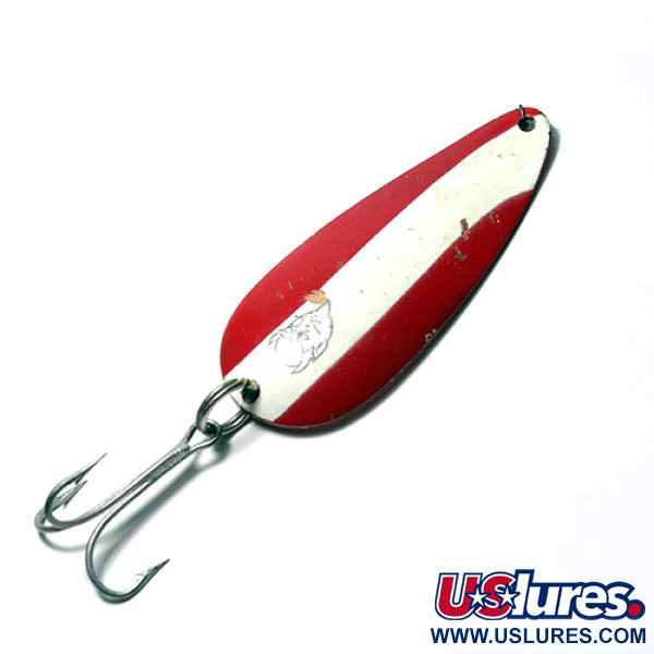 Vintage  Eppinger Dardevlet, 3/4oz Red / White fishing spoon #0247