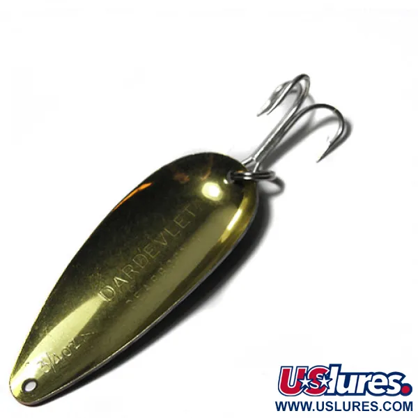 Vintage Eppinger Dardevle Dardevlet, 3/4oz Perch fishing spoon #0262