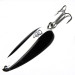 Vintage  Eppinger Dardevle Dardevlet, 3/4oz Black / White fishing spoon #0265