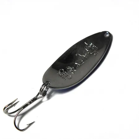 Vintage Seneca Little Cleo (Hula Girl), 1/2oz White Pearl / Blue fishing spoon #0274