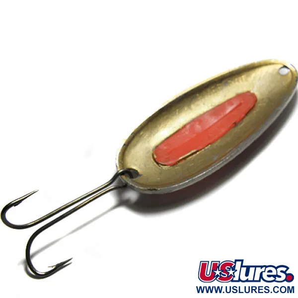 Vintage Pixee Blue Fox, 3/4oz Nickel / Red fishing spoon #0288