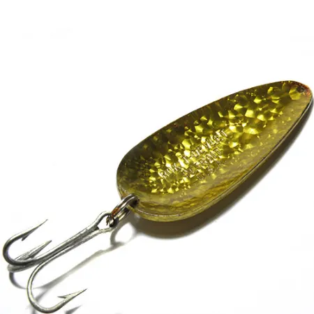 Vintage Eppinger Dardevle Rok't Devlet, 1 1/4oz Crystal Golden Crystal fishing spoon #0300