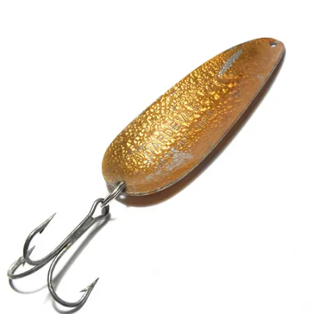Vintage Eppinger Dardevle, 1oz Crystal (Golden Scale)  fishing spoon #0306