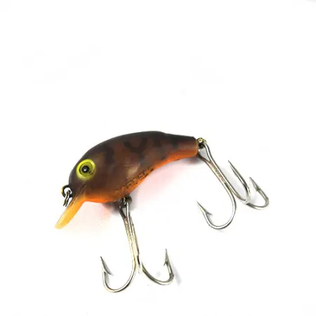 Vintage Big O Cotton Cordell, 1/4oz Brown Perch fishing lure #0356