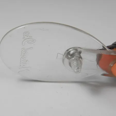 Vintage Lazy Ike Natural Ike, 1/3oz Black / Red / Brown fishing lure #0357