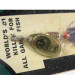   Mepps Aglia 1, 1/8oz Brass spinning lure #0362