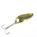 Vintage  Luhr Jensen Little Jewel, 1/2oz Brass fishing spoon #0363