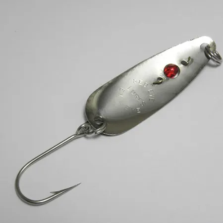 Vintage Eppinger Red Eye Evil Eye, 1/8oz Black / Nickel fishing spoon #0364