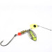 Vintage   Mepps Lusox 1, 1/3oz Brass / Yellow spinning lure #0366