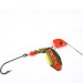 Vintage   Mepps Lusox 2, 3/5oz Bright Orange spinning lure #0367